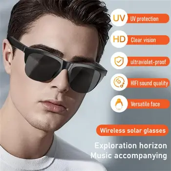 Беспроводная гарнитура с солнцезащитными очками Для мужчин/женщин За рулем, ночные очки с антибликовым покрытием, Bluetooth 5, 3 Наушника, УФ-очки для защиты глаз