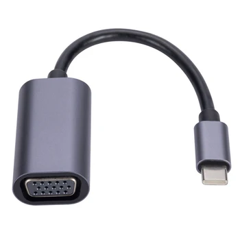 Адаптер видеокабеля USB C-VGA для MacBook Air/Pro 1080P HD Конвертер Адаптер для iPad Pro USB-C D-Sub Адаптер 10 Гбит/с