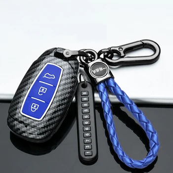 ABS Автомобильный Пульт Дистанционного Управления Fob Key Case Чехол Сумка Для Hyundai i30 i30N Veloster Palisade Grandeur IG Venue 2017-2019 2020 2021 Аксессуары