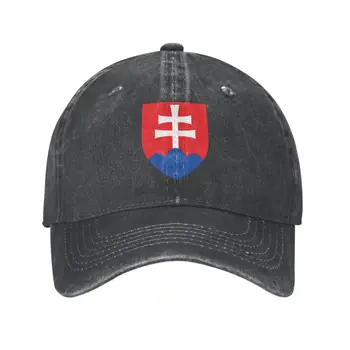 Классическая хлопковая бейсболка с гербом Словакии для мужчин и женщин, дышащая шляпа для папы на открытом воздухе