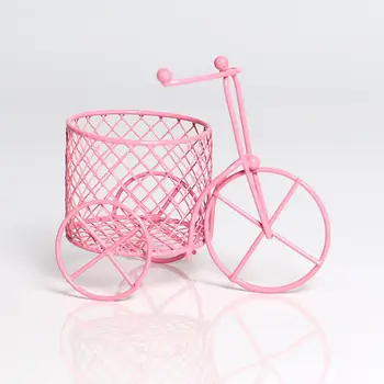 Милое художественное украшение на железном трехколесном велосипеде Свадьба, День рождения, Сахарная бижутерия, контейнер для хранения, Креативные Подарки, Украшения