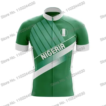2023 Нигерийская велосипедная одежда Летний Трикотаж Мужская рубашка для шоссейного велосипеда с короткими рукавами Велосипедная рубашка