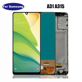 Новый для Samsung Galaxy A31 ЖК-дисплей С Сенсорным Экраном, Дигитайзер В Сборе, Замена Samsung A315 A315F LCD