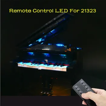 Набор светодиодных ламп для 21323 идей Строительные блоки с дистанционным управлением для рояля (не включают модельные кирпичи)
