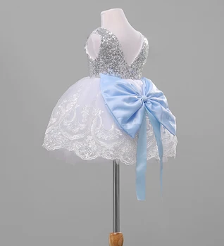 Высококачественное кружевное детское платье принцессы, милое модное платье для маленьких девочек, расшитое блестками платье в цветочек для девочек