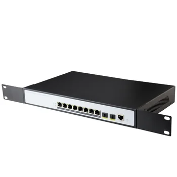 Коммерческий коммутатор L2 + с 8 портами от 10 100 1000T до 2 портов 100 1000X SFP с гигабитным управлением Ethernet