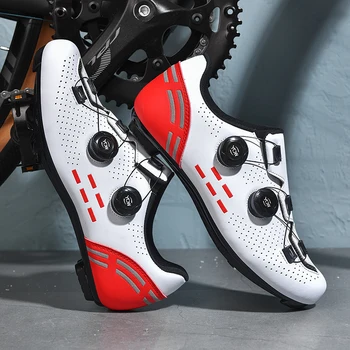 Мужские велосипедные кроссовки, ботинки для скоростного шоссейного велосипеда, обувь для MTB из углеродного волокна, гоночная спортивная уличная обувь SPD, женская обувь для горных гонок