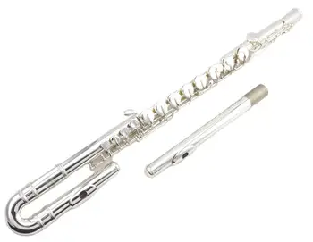 Альтовая флейта профессионального уровня, покрытая серебром