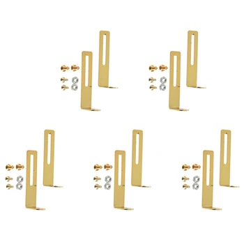 Крепежные винты кронштейна накладок для электрогитары Gibson Les Paul Repalcement (упаковка из 10 штук) (золото)