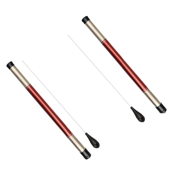 Дирижерская палочка, Дирижерская палочка, Музыкальная палочка, Оркестровая палочка с цилиндрической ручкой из черного дерева, музыкальная палочка