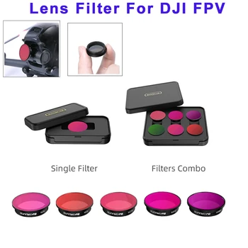 Для DJI FPV Фильтр Объектива Камеры CPL Фильтры Линзы Из Оптического Стекла ND4 ND8 ND16 ND32 ND64 Комплект Фильтров Для DJI FPV Аксессуары Для Дрона