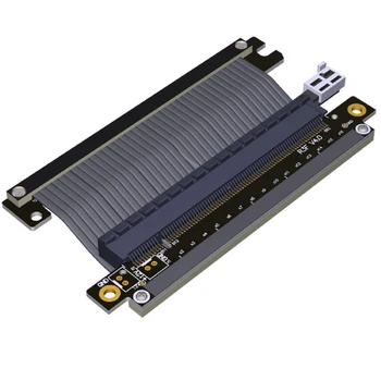 1x PCIe 3.0 x16 Riser Кабель RTX3090 RX6800xt Видеокарта для ITX A4 PC Case PCI-E 3.0 16x Двойной Обратный Удлинительный Адаптер