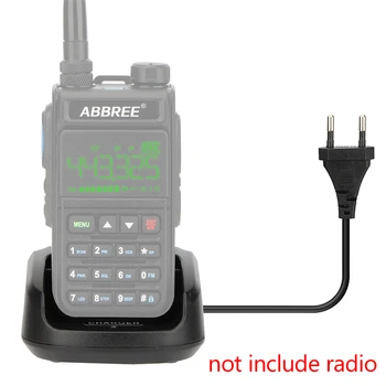 Оригинальное зарядное устройство для портативной рации ABBREE AR-518 100-240 В для быстрой зарядки портативного двухстороннего радио AR518
