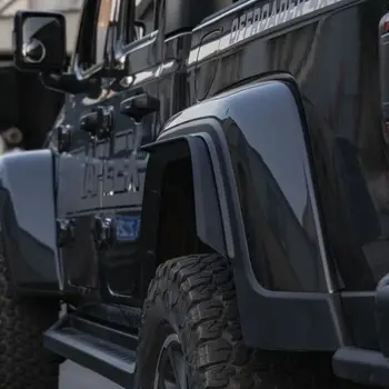 Боковое украшение для бровей, отделка крышки спереди и сзади для Jeep Gladiator JT 2020-2023 LANTSUN JT1012