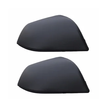 Для Tesla Model3/Y Защитный чехол для зеркала заднего вида Из черненой углеродной пайки Габаритный аксессуар Декоративный Матово-черный