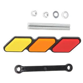 Трехцветная решетка радиатора, значок, эмблема, наклейка для автомобиля, грузовика Toyota Tacoma 4Runner -Tundra Sequoia Rav4