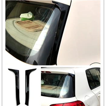 Для VW Golf 6 MK6 GTI GTR GTD 2008-2013 Глянцевый Черный ABS Боковое Заднее стекло, Спойлер багажника, Аксессуары для Сплиттера Canard Canards