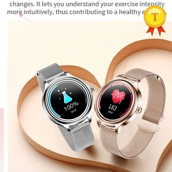 Любители Смарт-часов Для женщин, Многоязычный Пульсометр, Водонепроницаемый спортивный Фитнес-Трекер, умные часы для IOS Android pk h2 h1 kw10