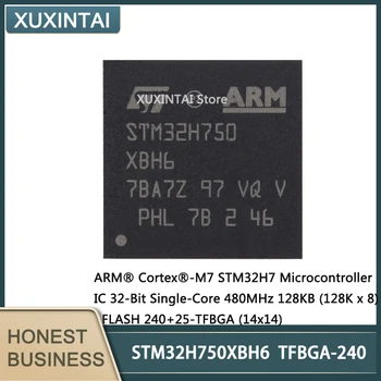 5 шт./лот Новый оригинальный микроконтроллер STM32H750XBH6 STM32H750 IC 32-битный одноядерный 480 МГц 128 КБ (128 К x 8) FLASH 240 + 25-TFBGA