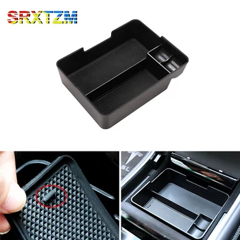 SRXTZM 1шт Новый автомобильный подлокотник Коробка для хранения Центральной консоли Органайзер Контейнер Держатель Коробка для автомобильных аксессуаров Tesla Model 3