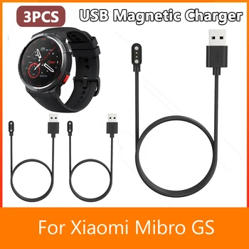 Магнитный Всасывающий USB Зарядный Провод Замена Кабеля Для Зарядки Наручных Часов Оборудование Smartwatch Зарядный Провод для Xiaomi Mibro GS