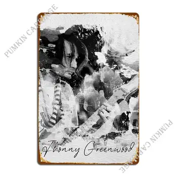 Металлическая табличка Jhonny Greenwood, настенная роспись паба, домашний бар, стена пещеры, Жестяная вывеска, плакат