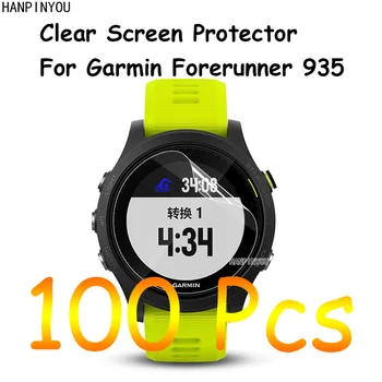 100 шт./Лот Для Garmin Forerunner 935 935XT FR935 SmartWatch HD Прозрачная Защитная Пленка Для Экрана + Ткань Для Чистки