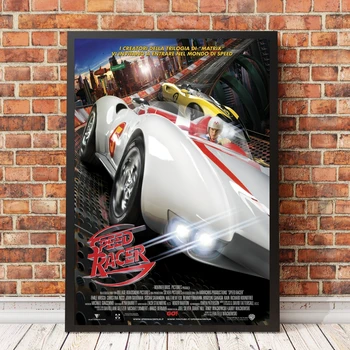 Классический постер фильма Speed Racer, принты на холсте, украшение дома, настенная живопись (без рамки)