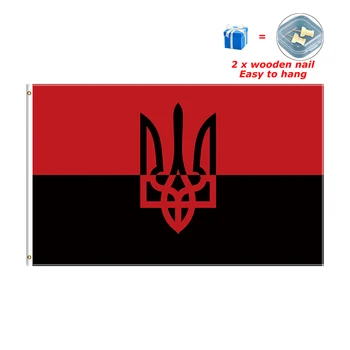 Флаг Украинской повстанческой армии размером 3x5 футов для декора
