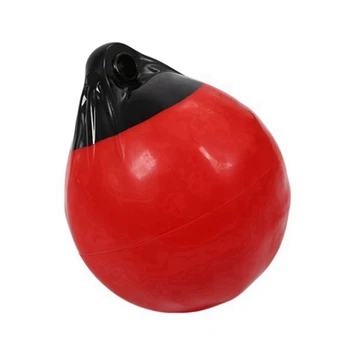 2X Сверхмощный шар для крыла лодки из ПВХ, Круглый Якорный Буй, Док-бампер, Надувной Защитный Морской Швартовый Буй, красный