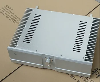 Полностью алюминиевый корпус DIY BZ4312 A2 silver power amplifier корпус класса A с большим радиатором HIFI box