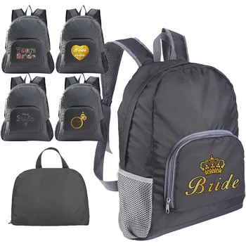 Легкий Портативный складной рюкзак Ultralight Outdoor Pack для женщин, мужчин, походов, складная сумка-органайзер с принтом невесты