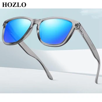 Классические Поляризованные Солнцезащитные очки Мужские Женские Фирменный Дизайн Солнцезащитные Очки в квадратной оправе Мужские очки UV400 Gafas De Sol прямоугольник
