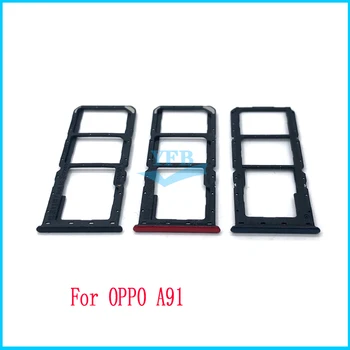 Для Oppo A91 Держатель лотка для SIM-карты Слот для карт Адаптер Запасные части