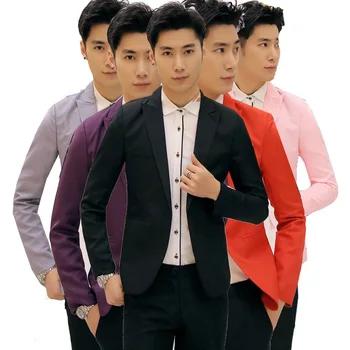 Оптовая продажа, модный повседневный маленький костюм, мужская корейская версия, для похудения, мужская верхняя одежда на одной пуговице, горячая распродажа, деловое пальто