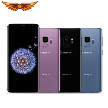 Samsung Galaxy S9 G960F Восьмиядерный 5,8 Дюймов 4 ГБ ОЗУ 64 ГБ Пзу LTE 12 МП отпечаток пальца С двумя SIM-картами Android Разблокирован Оригинальный Мобильный телефон
