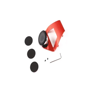 Для BMW 5 Серии 2018-2020 Алюминиевый сплав Магнитное вентиляционное отверстие в салоне автомобиля Автомобильный держатель мобильного телефона Кронштейн Passion Red 1ШТ