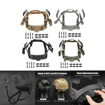 Система внутренней подвески шлема, Портативный фиксирующий голову ремень, Регулируемая дышащая защита безопасности для шлемов HL-31, HL-32